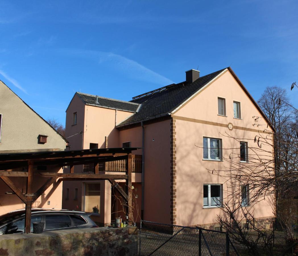 Ferienwohnung Beim Roessl Nossen Exteriör bild